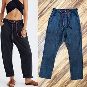 Dr. Collectors Navy Blue Drawstring Pants